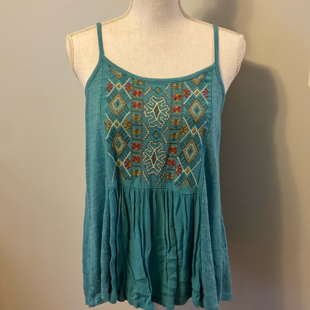 Embroidered top